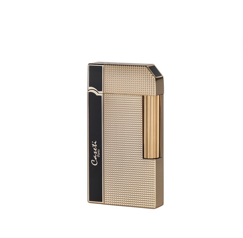 Caseti Lighter Rome Flint Black/Gold Caree